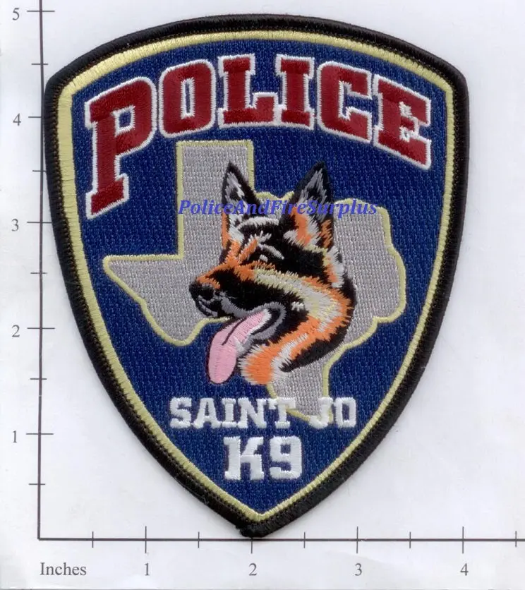 Texas - Saint Jo Police Dept K-9 Patch 1
