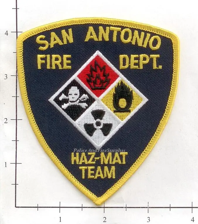 Texas - San Antonio Fire Dept Haz Mat Team Patch 1
