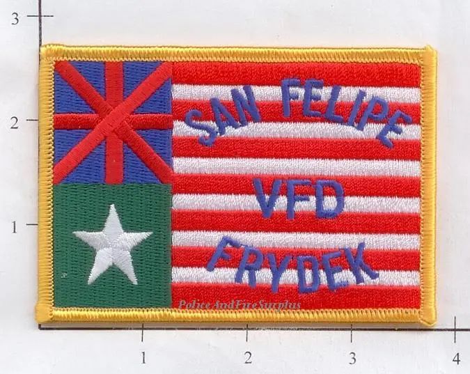 Texas - San Felipe Frydek Volunteer Fire Dept Patch 1