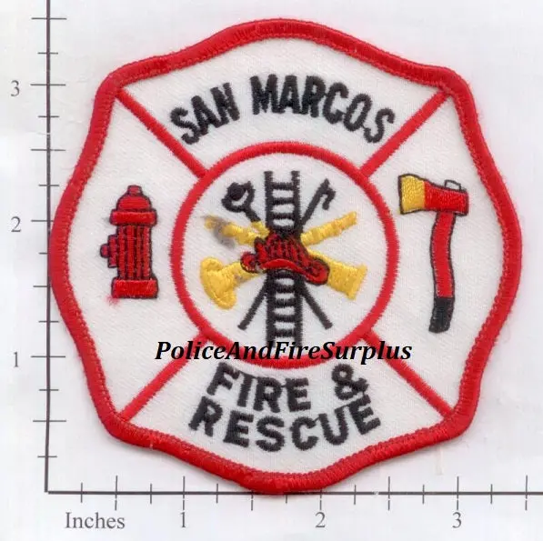 Texas - San Marcos Fire & Rescue Patch 1