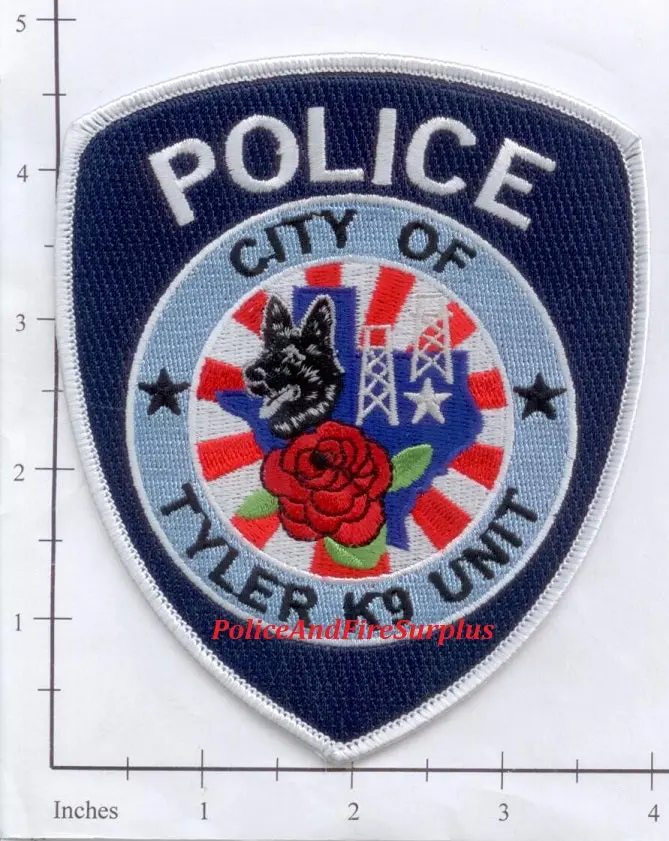 Texas - Tyler Police Dept K-9 Patch 1