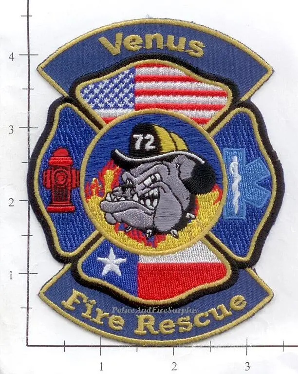 Texas - Venus Fire Rescue Fire Dept Patch V1 1