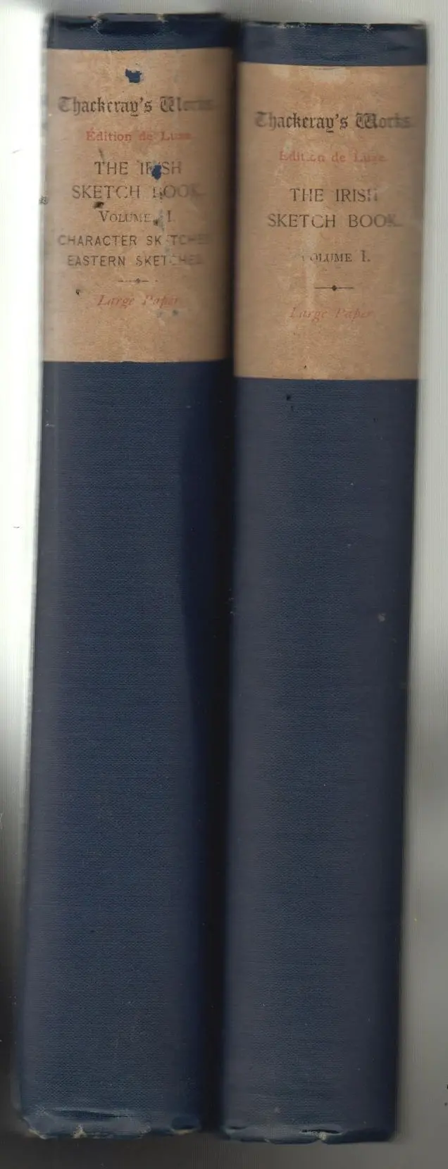 Thackeray's Works - The Irish Sketchbook, Volume I & Ii, Large Paper 1