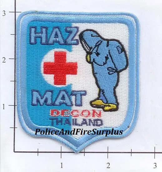 Thailand - Thailand Haz Mat Decon Fire Dept Patch 1