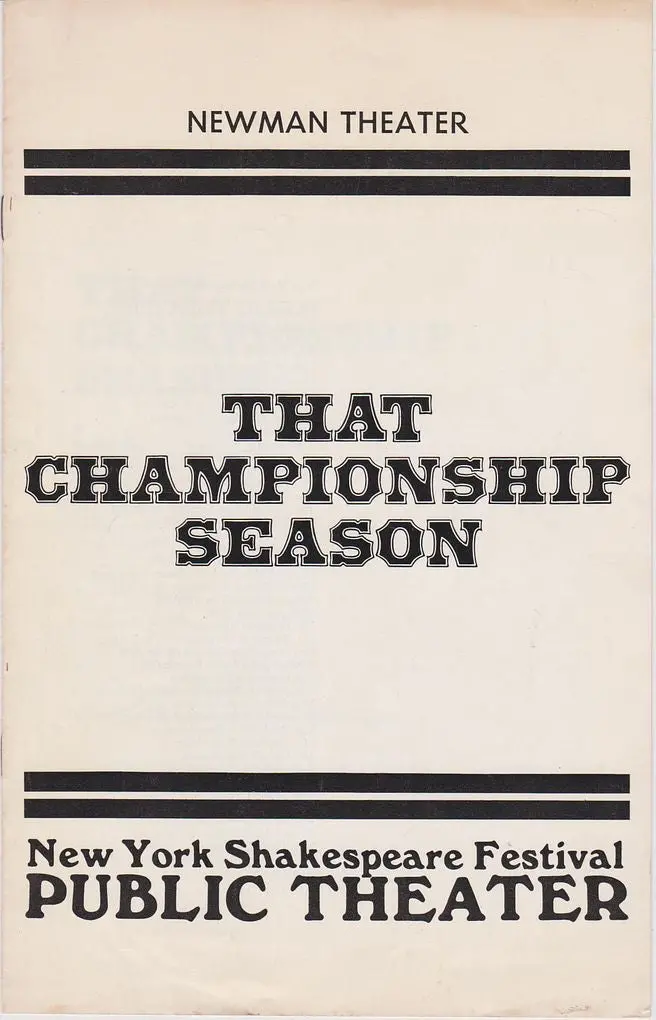 That Championship Season 1