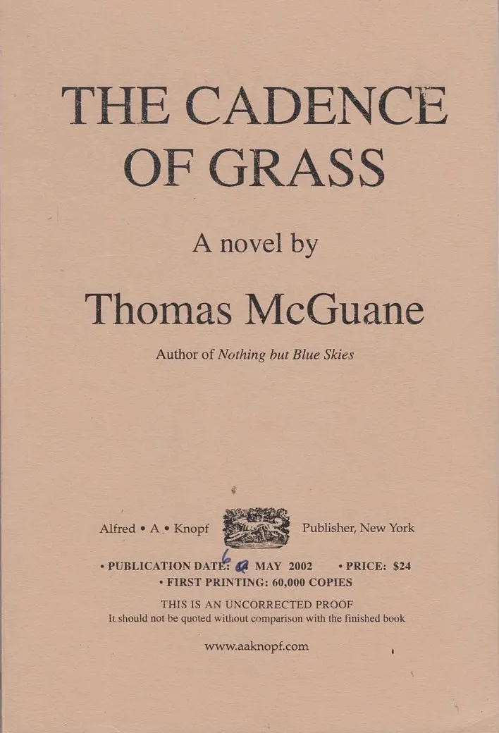 The Cadence Of Grass 1