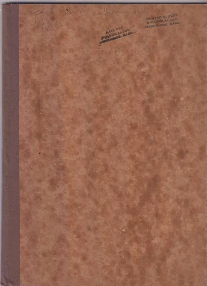 The Chromosome View Of Heredity And Its Meanings To Plant Breeders  By East, E.M. 1