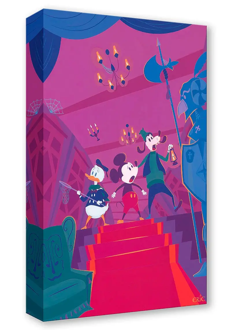 The Endless Hallway Of Spooks - Treasure On Canvas 1