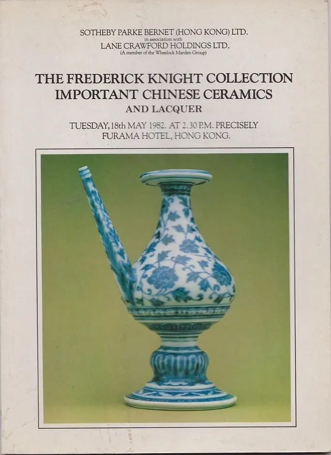 The Frederick Knight Collection Important Chineses Ceramics And Lacquer  By 1