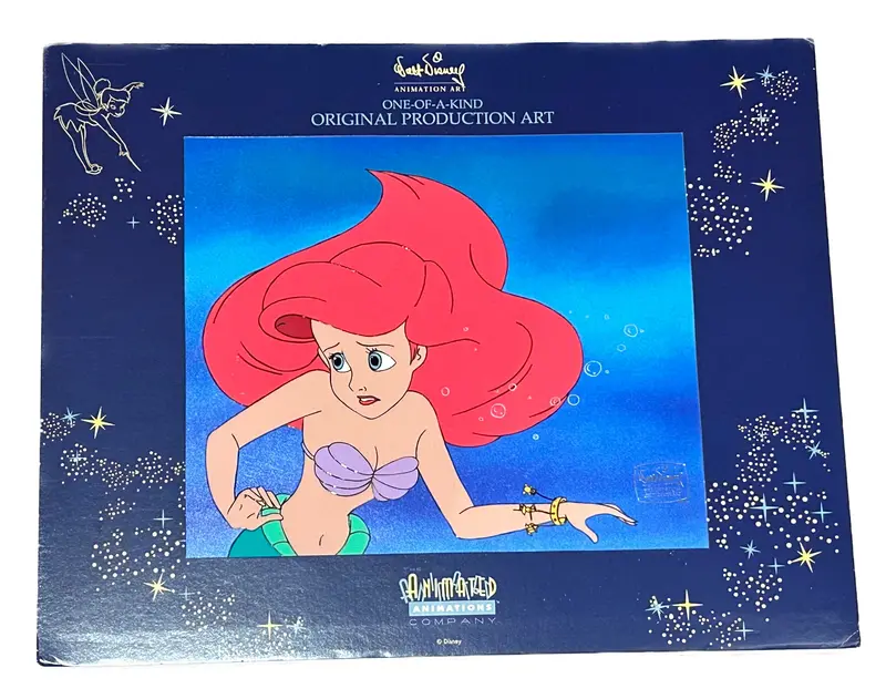 The Little Mermaid - Ariel - Original Hand Painted Production Cel 1