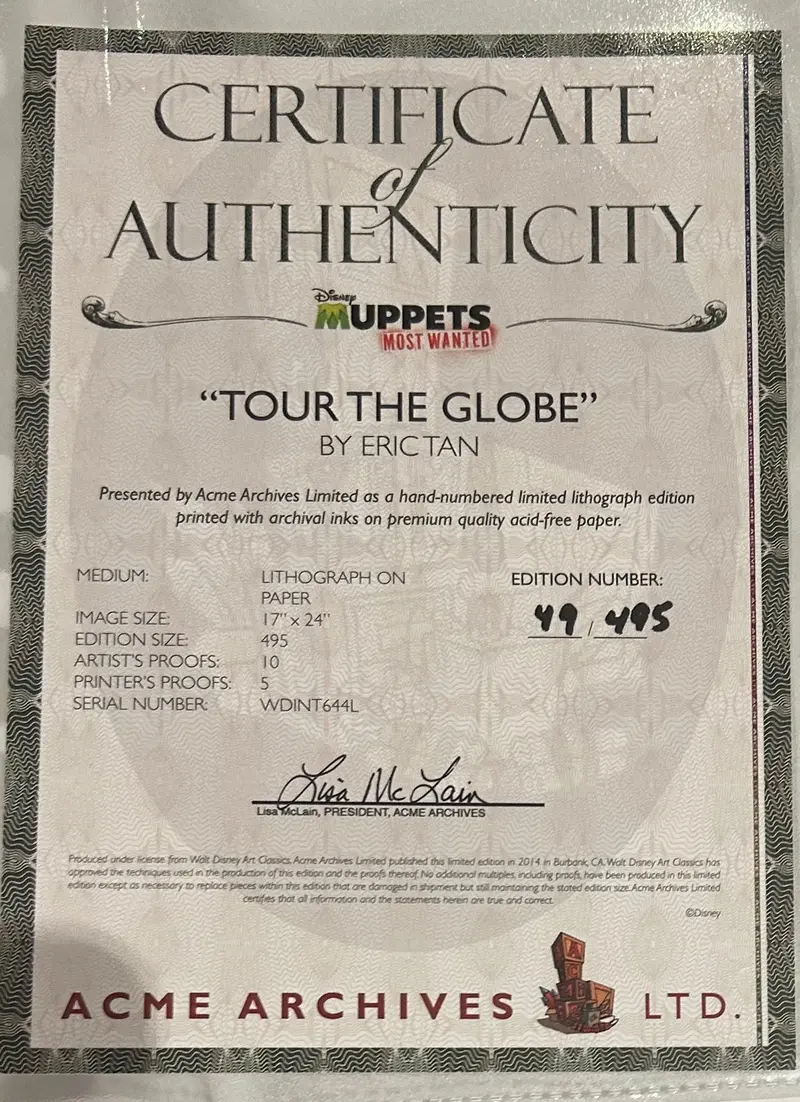The Muppets - Tour The Globe - Eric Tan 2
