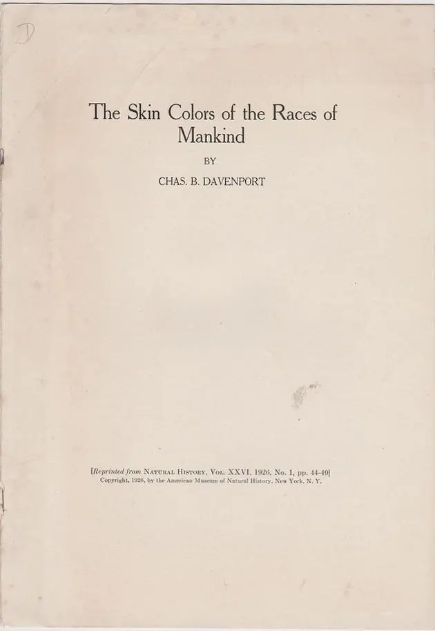 The Skin Colors Of The Races Of Mankind 1