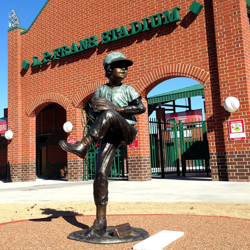 The Windup Baseball Statue 1