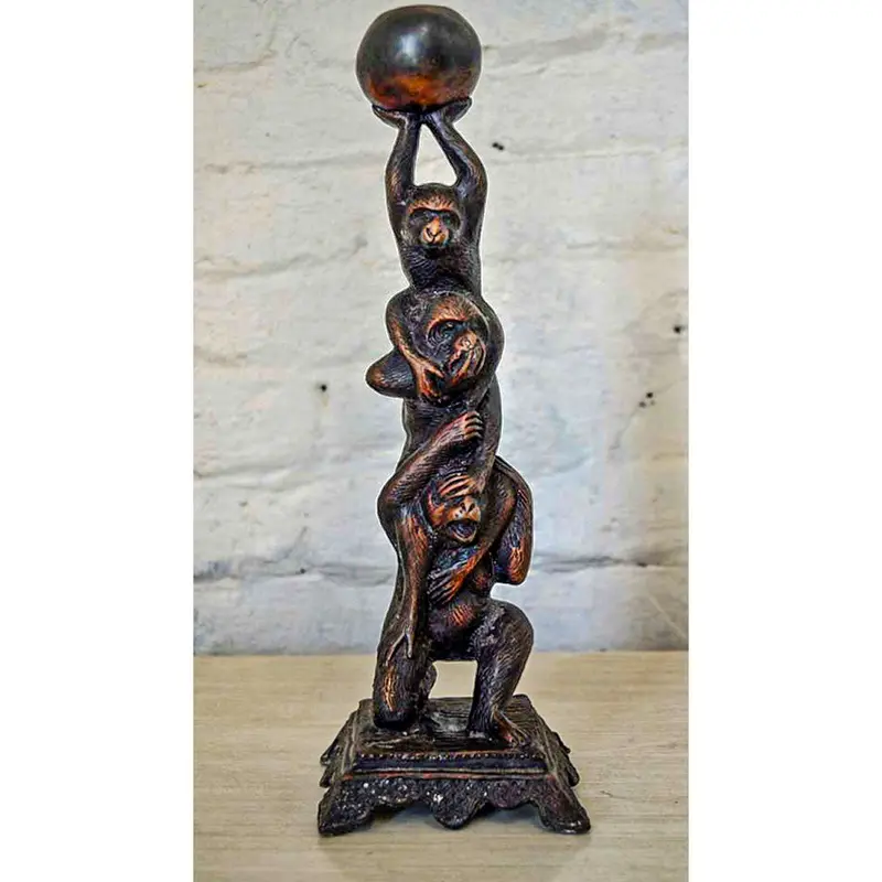 Three Monkeys Candleholder 1