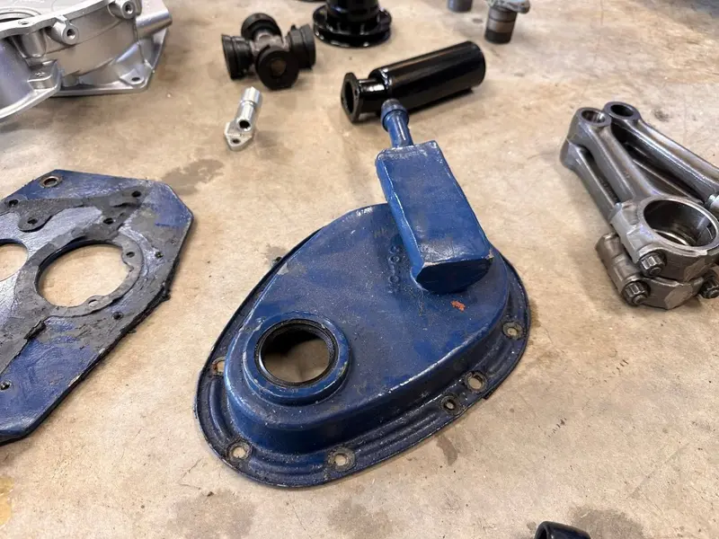 Timing Cover With Breather And An Fitting 1