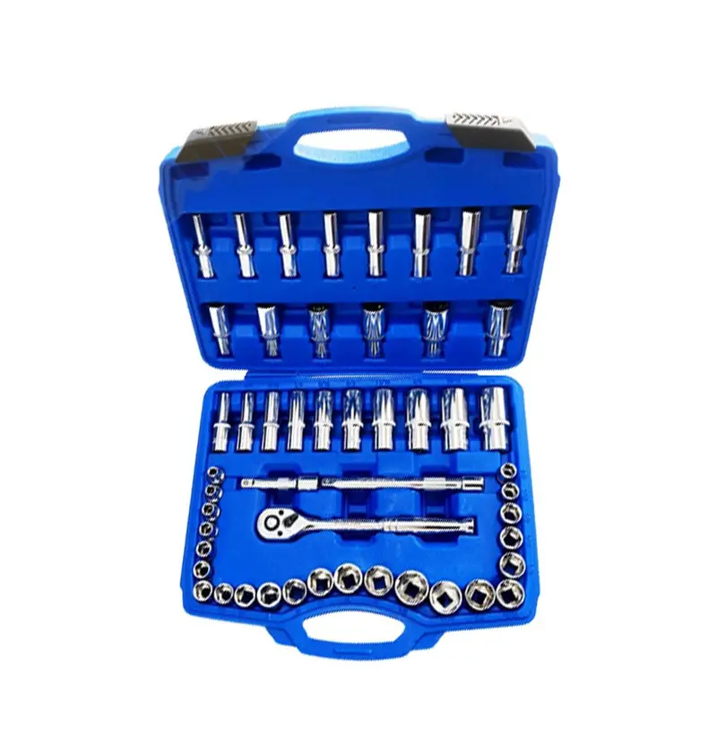 Toolzone 50Pc 3/8" Mm & Af Socket Set 6-19Mm & 5/16" - 7/8" Ss226 1