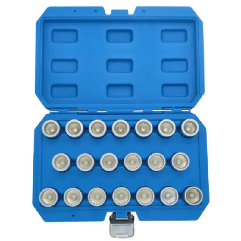 Toolzone Elite 20Pc Locking Wheelnut Key Socket Set Porsche Type Au354 1