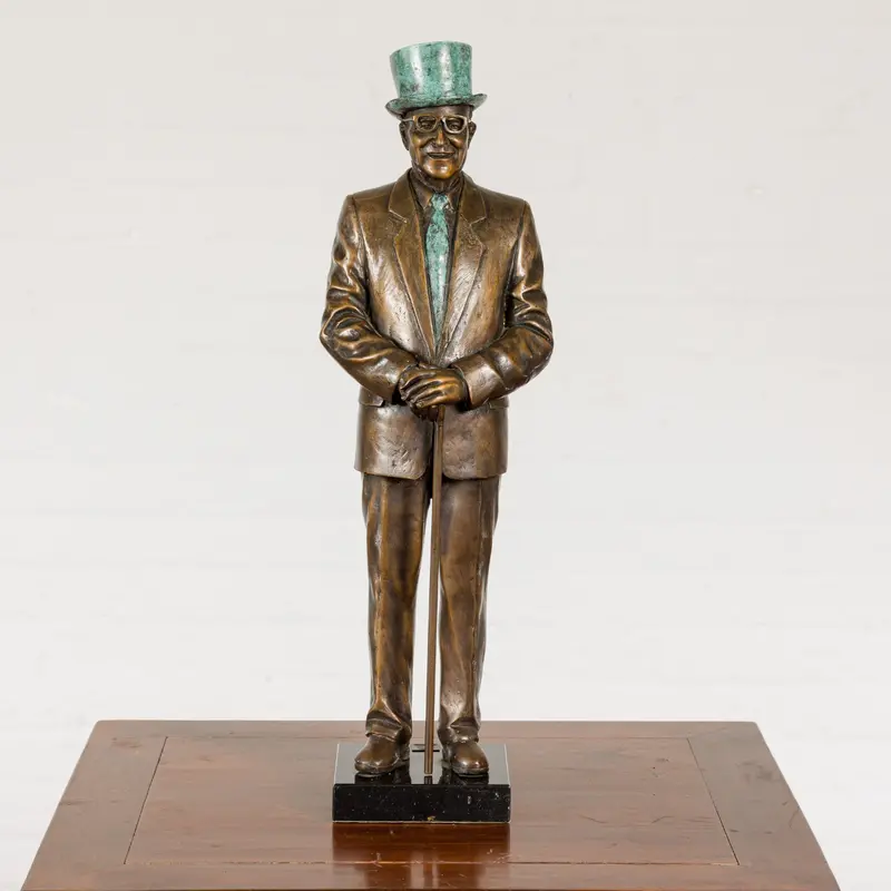 Top Hat Man Tabletop Statue 1