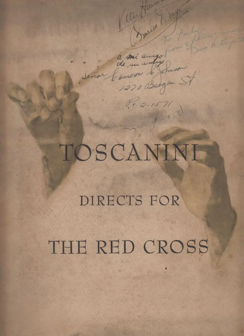 Toscanini Directs For The Red Cross 1