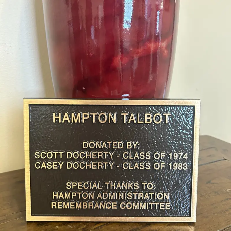 Town Appreciation Plaque 1