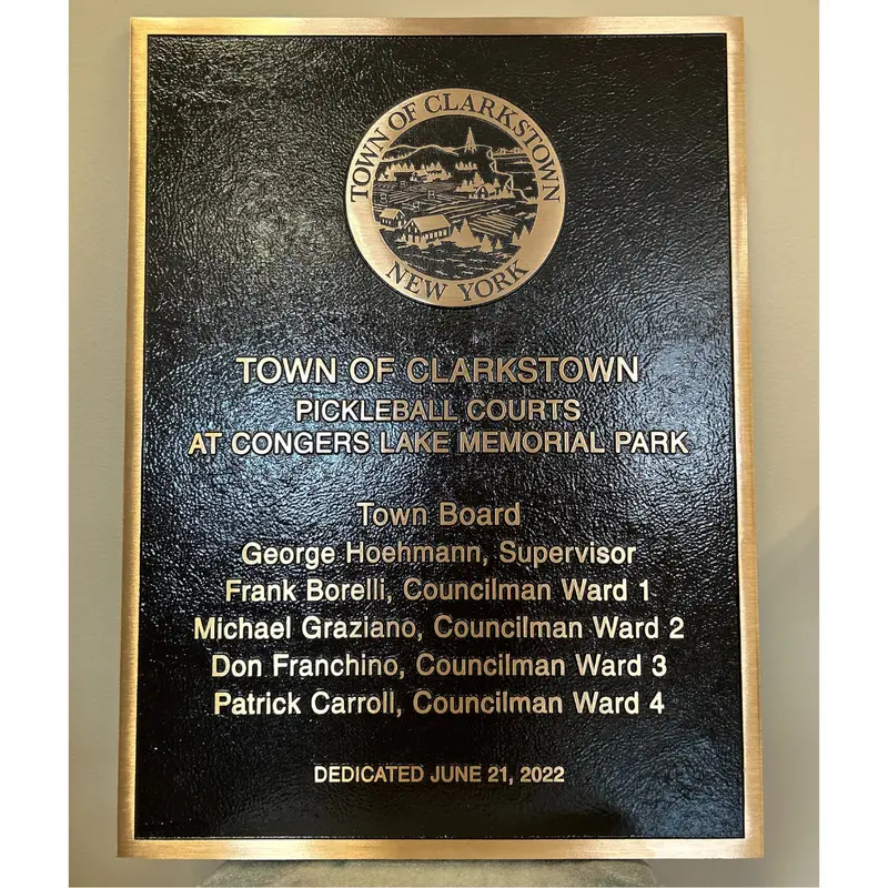 Town Board Recognition Plaque 1