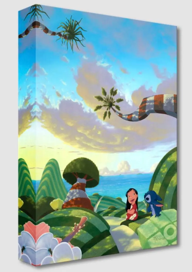 Treasures On Canvas – A Tropical Idea - Lilo And Stitch 1