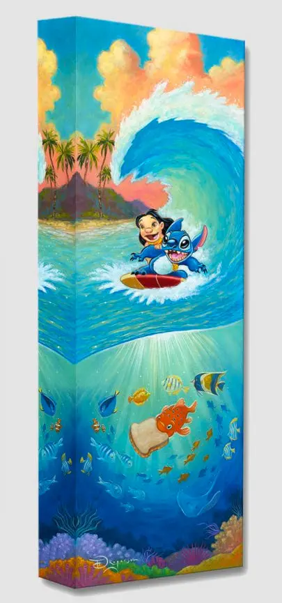 Treasures On Canvas – Hawaiian Rollercoaster Ride – Lilo And Stitch 1
