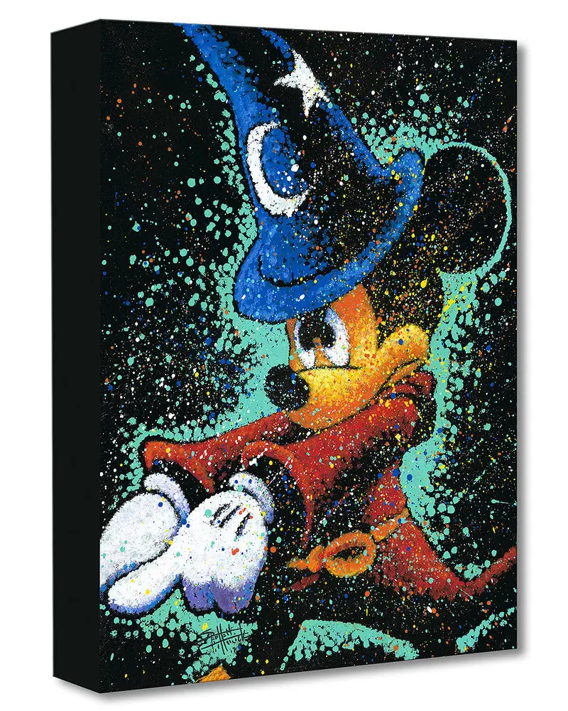 Treasures On Canvas – Mickey Casts A Spell – Stephen Fishwick 1