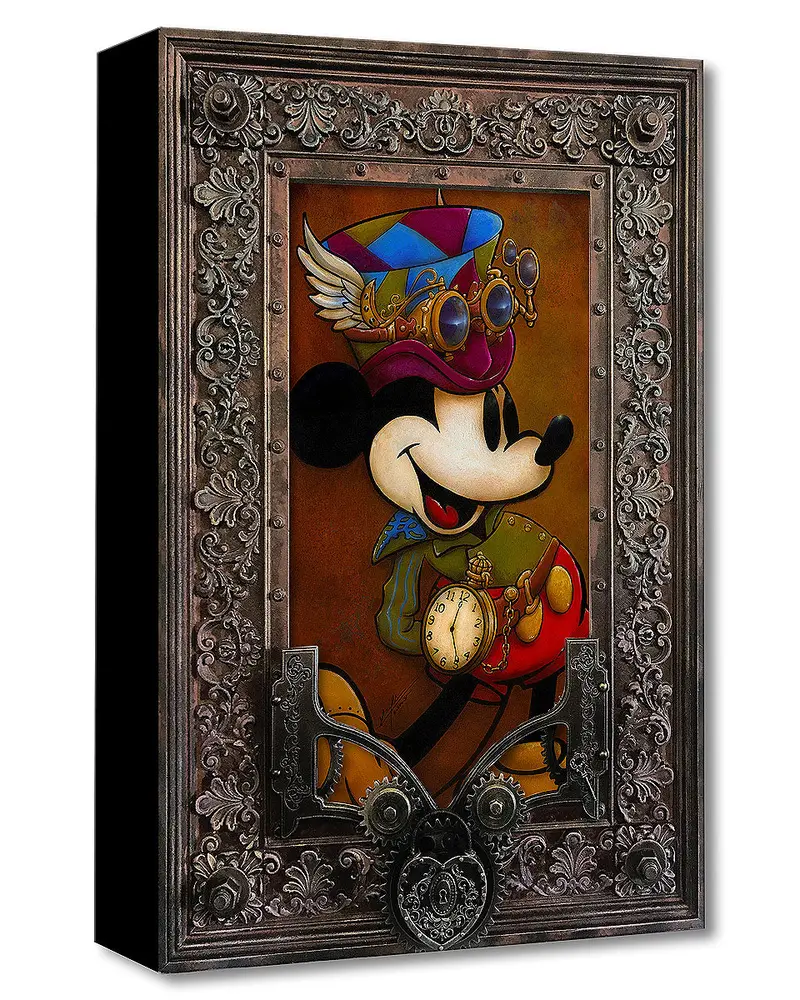 Treasures On Canvas – Mickey Through The Gears – Krystiano Dacosta 1