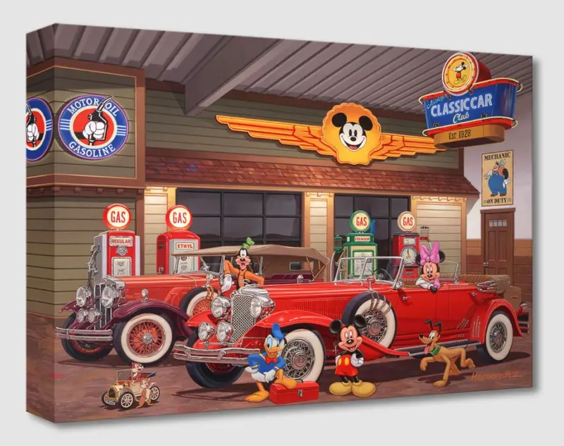 Treasures On Canvas – Mickey’S Classic Car Club – Manuel Hernandez 1