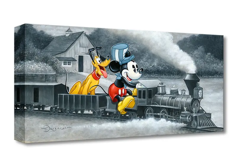 Treasures On Canvas – Mickey’S Train 1