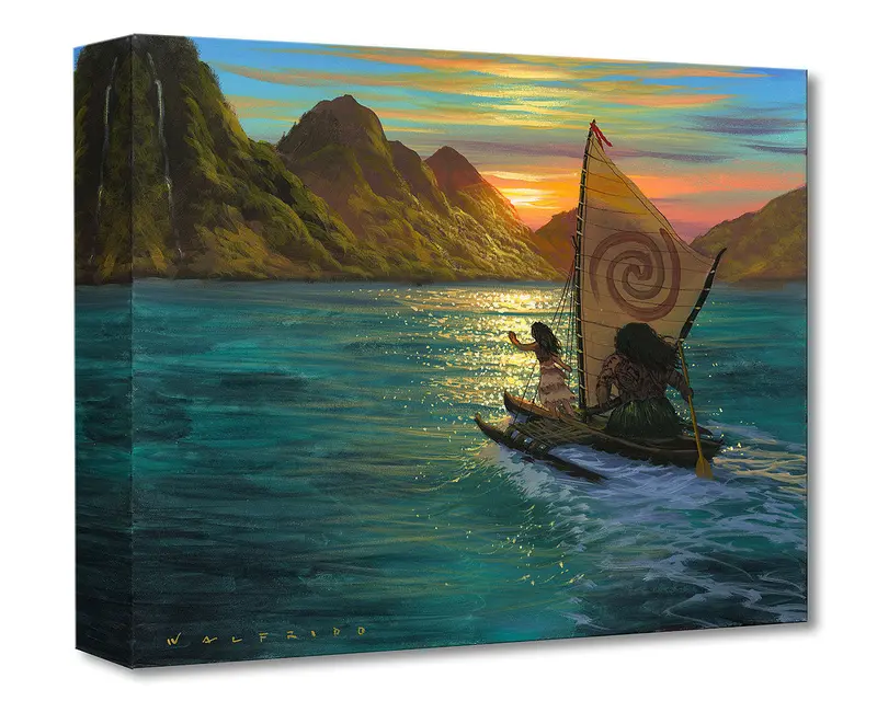 Treasures On Canvas – Sailing Into The Sun – Walfrido – Moana 1
