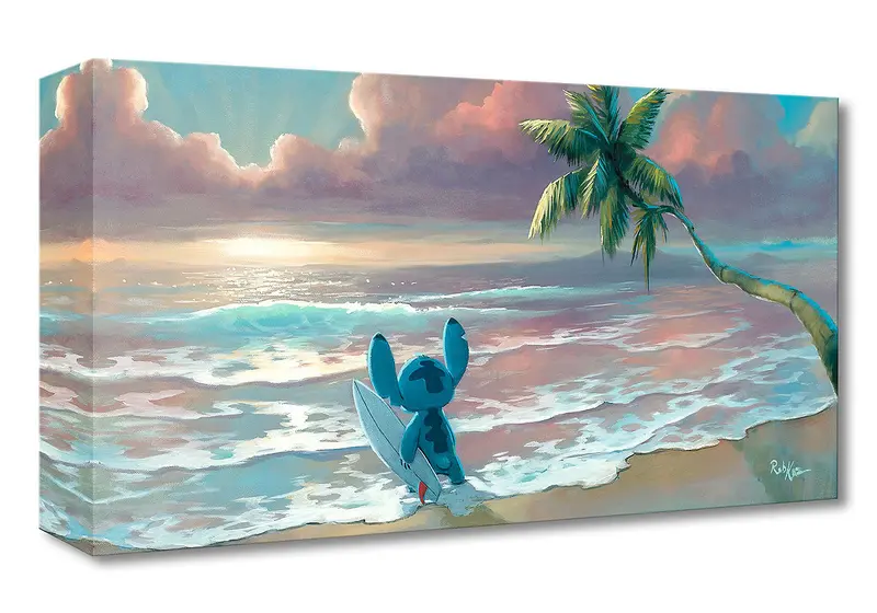Treasures On Canvas – Waiting For Waves – Rob Kaz 1