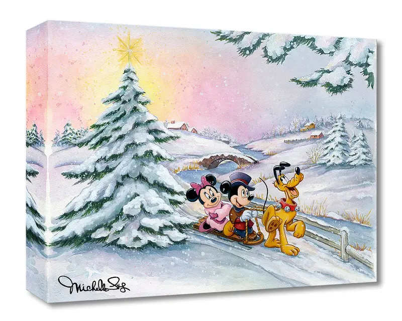 Treasures On Canvas – Winter Sleigh Ride – Michelle St Laurent 1