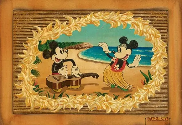 Trevor Carlton – Hula In Paradise – Mickey & Minnie 1