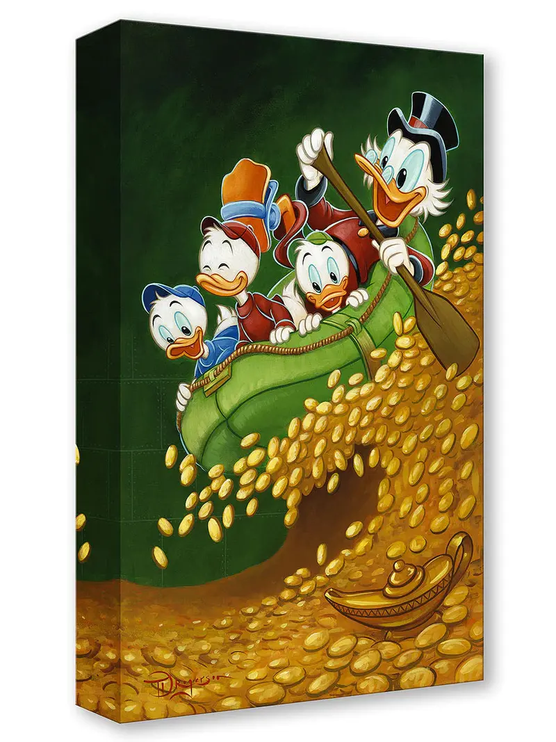 Uncle Scrooge's Wild Ride - Treasures On Canvas 1