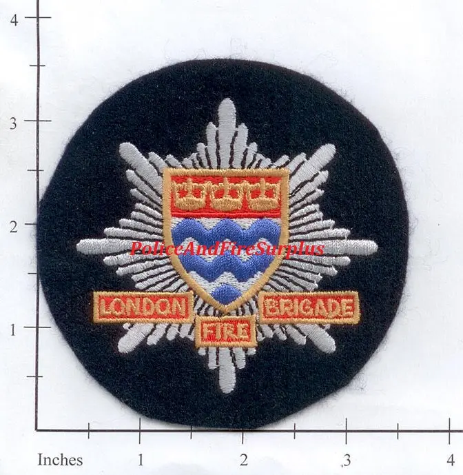 United Kingdom - London Fire Brigade Fire Dept Patch V4 1