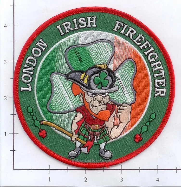 United Kingdom - London Irish Firefighter Patch 1