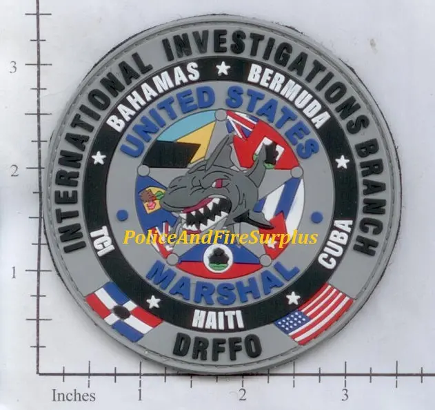 United States -  United States Marshal, International Investigations Branch Police Patch Pvc 1