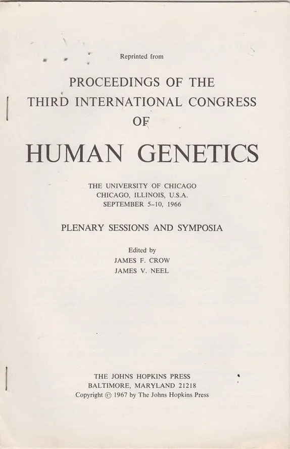 University Of Chicago Plenary Sessions And Symposia 1