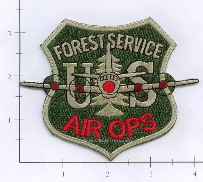 Us Forest Service - Air Ops - Fire Dept Patch V2 1