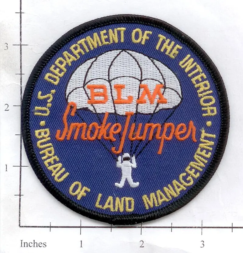 Us Forest Service - Bureau Of Land Management Smokejumper - Fire Dept Patch 1