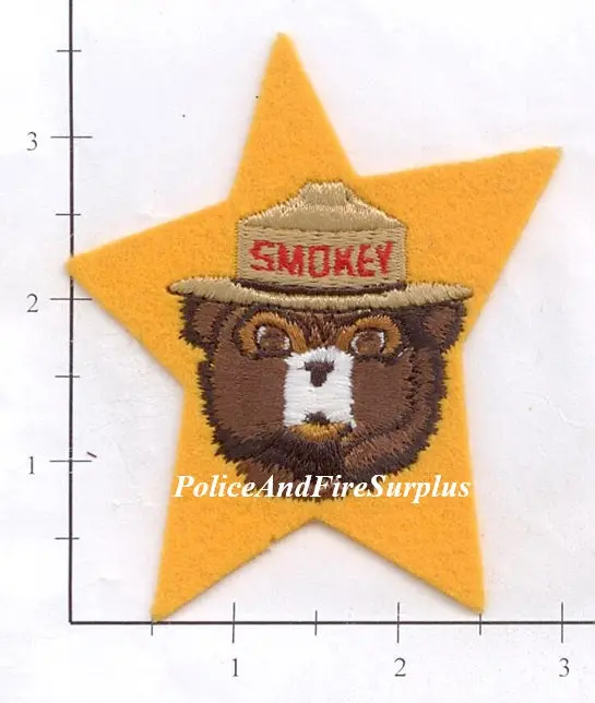 Us Forest Service -  Smokey The Bear Forest Fire Patch V1 1