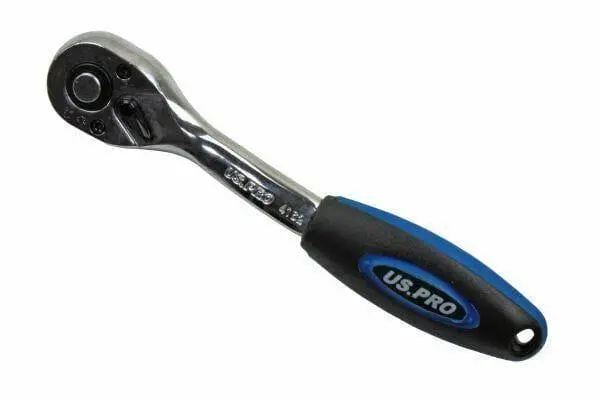 Us Pro 1/4" Drive Curved Offset Ratchet 72 Teeth 4162 1