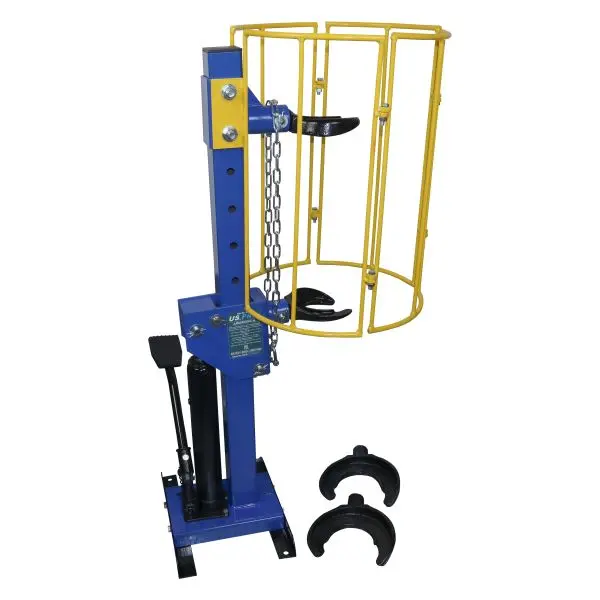 Us Pro 1 Ton Hydraulic Coil Spring Compressor With Guard 6298 1