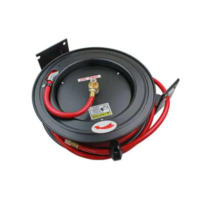 Us Pro 10Mm X 15 Meters Auto Retractable Air Hose Reel 8164 1