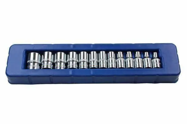 Us Pro 13Pc 1/4 Drive 6 Point Shallow Sockets 4 - 14Mm 2077 1