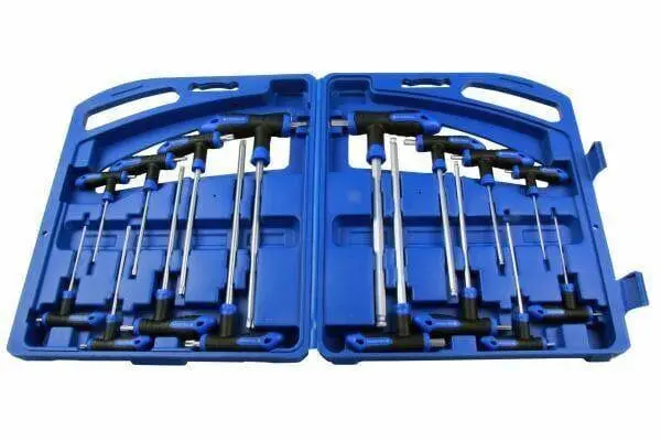 Us Pro 16 Piece T Handle Ball End Hex & Torx Key Set 1587 1