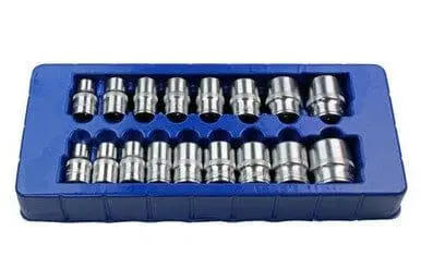 Us Pro 17Pc 1/2 Dr Shallow Sockets 6 Point 10-30Mm 1394 1