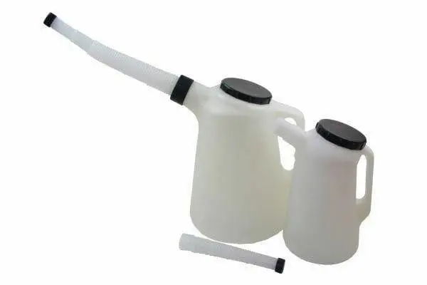 Us Pro 2 Piece Fuel Oil Measuring Jug Set With Lids And Spout 2L & 5L 3245 1